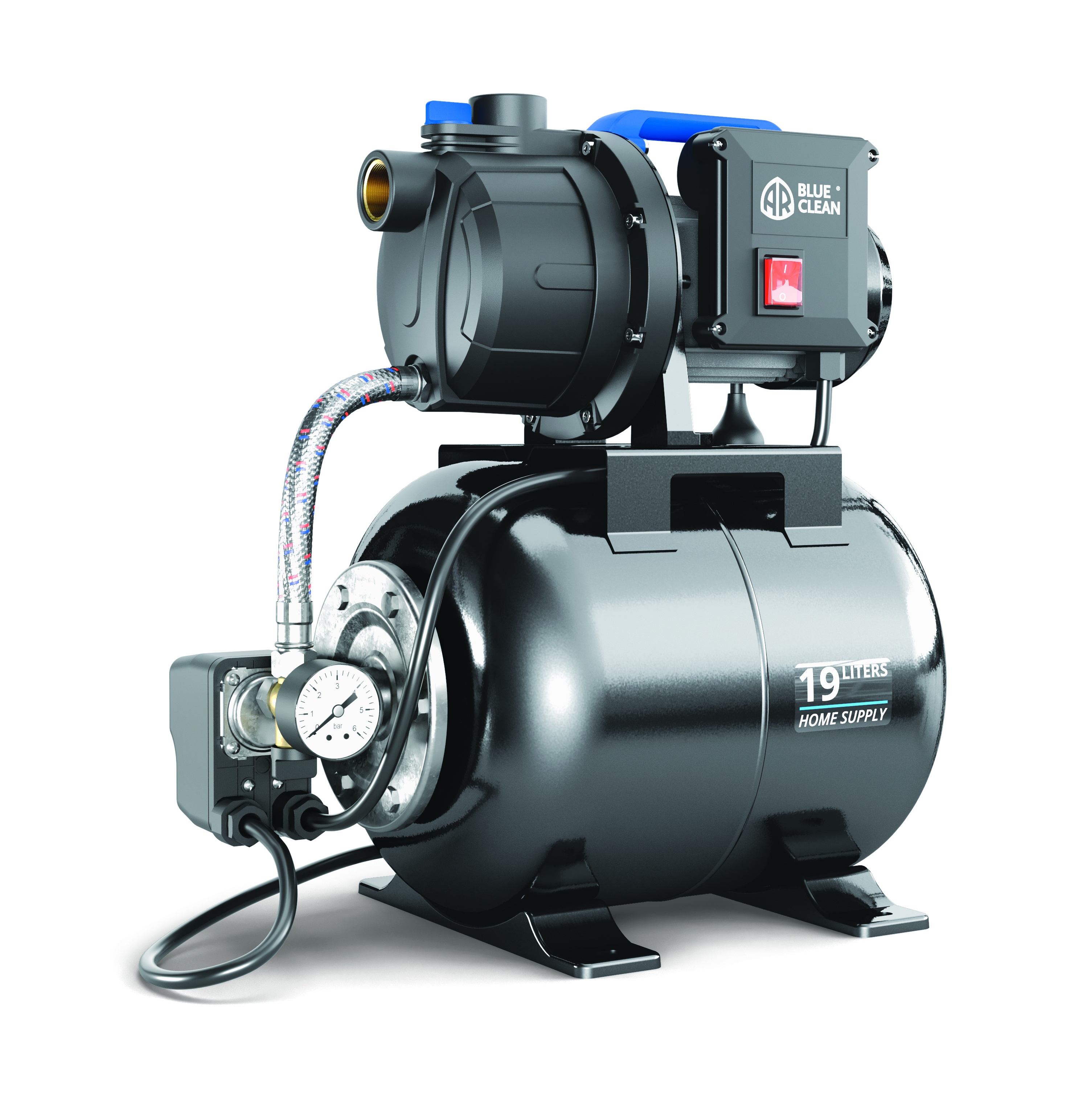 Ūdens sūknis pašsūcošais ar pastiprinātāju AR Blue Clean 600PB